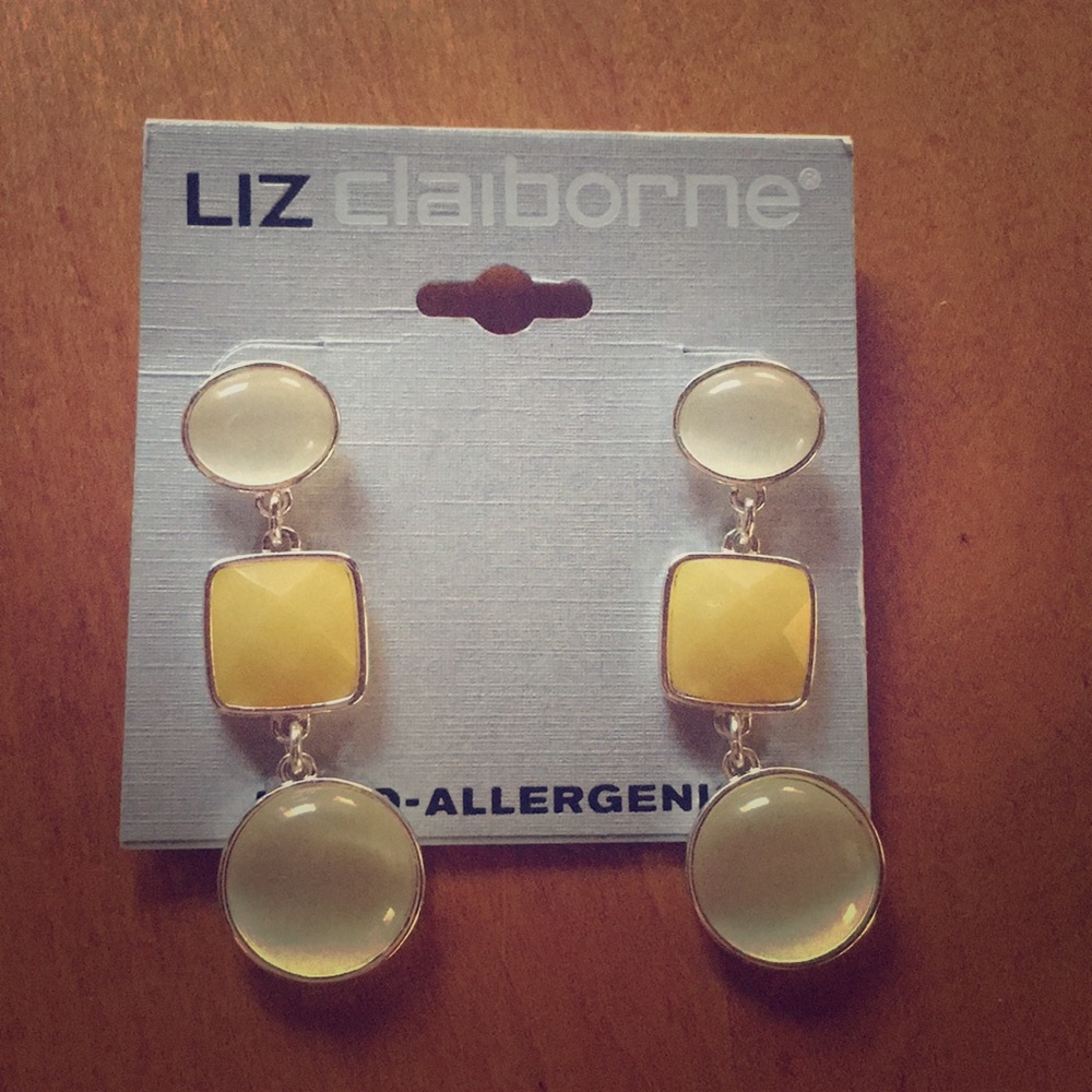 Liz Claiborne Yellow earrings